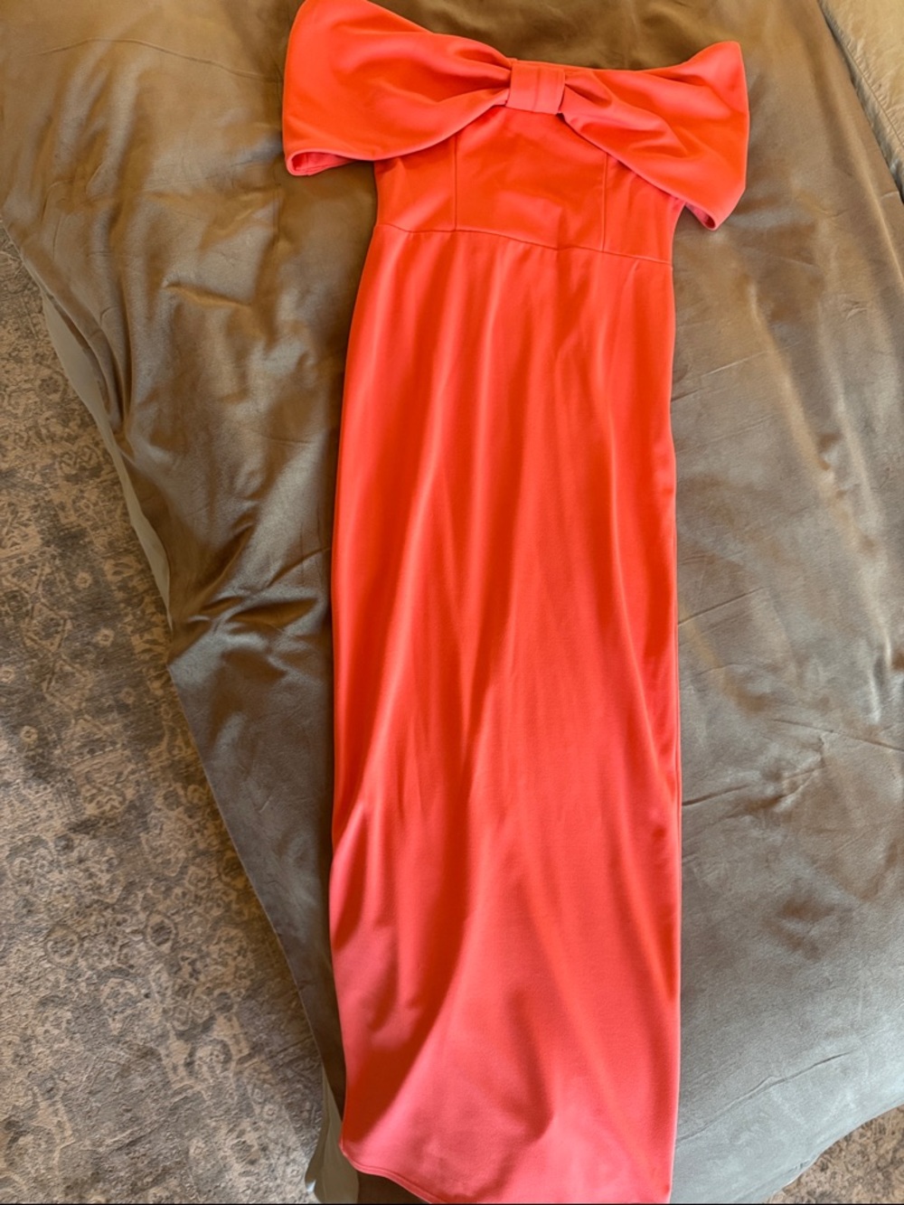 Club L London Vibrant Orange Dress
